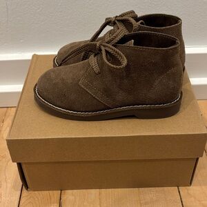 Crewcuts Brown Suede Kids Boots- Size 11